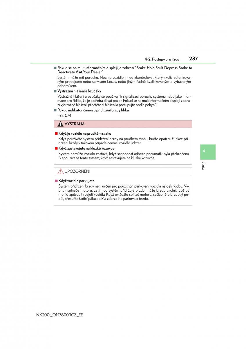 Lexus NX navod k obsludze / page 237