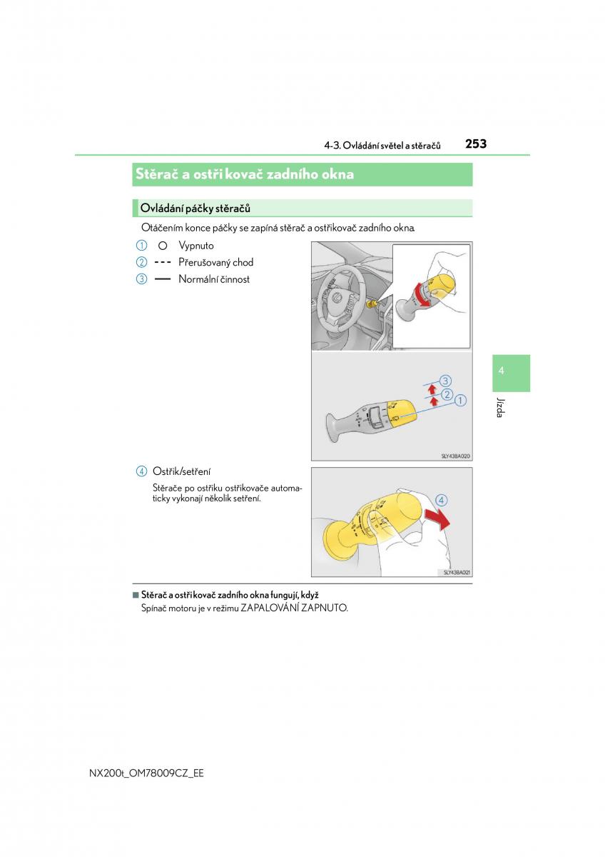 Lexus NX navod k obsludze / page 253