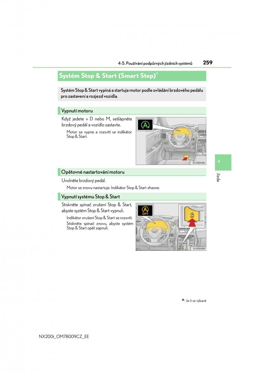 Lexus NX navod k obsludze / page 259