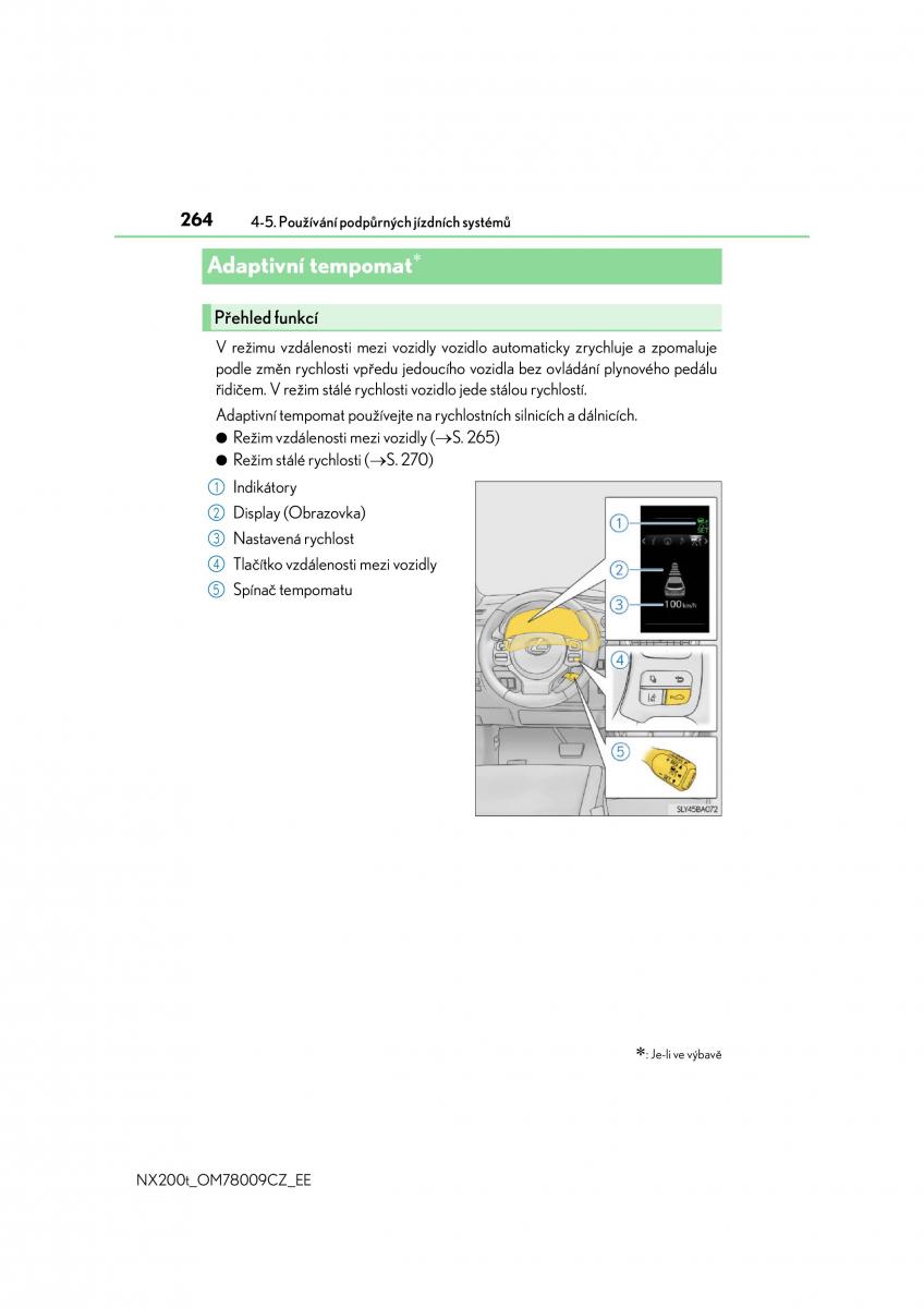 Lexus NX navod k obsludze / page 264