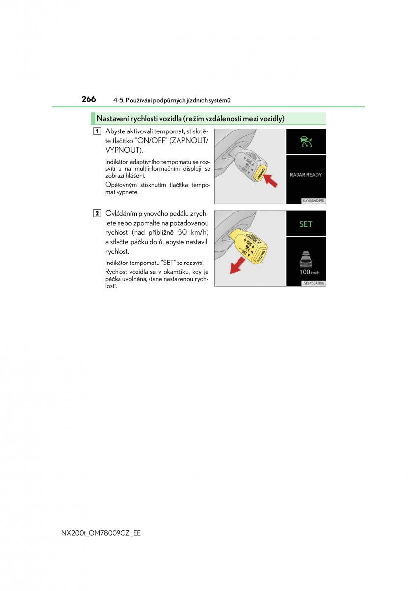 Lexus NX navod k obsludze / page 266