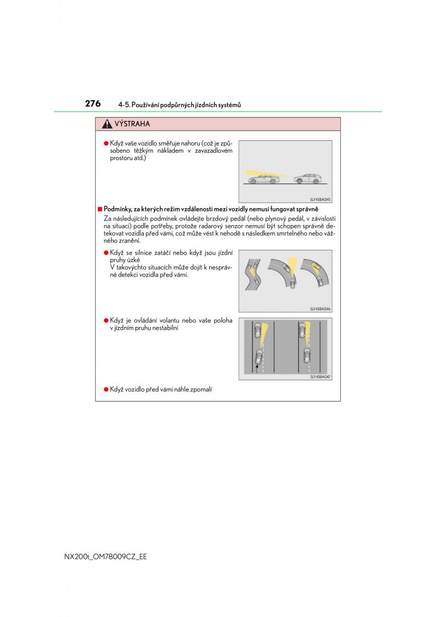 Lexus NX navod k obsludze / page 276