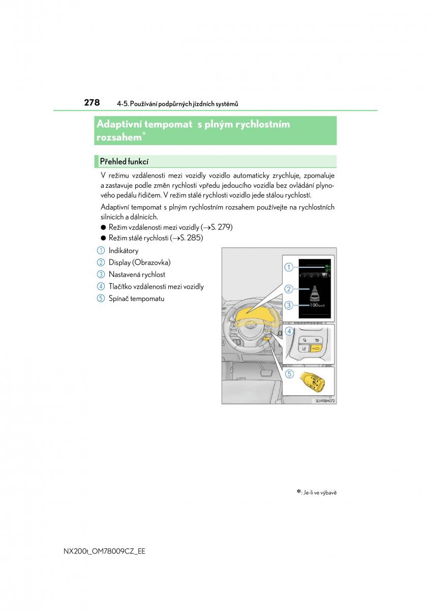 Lexus NX navod k obsludze / page 278