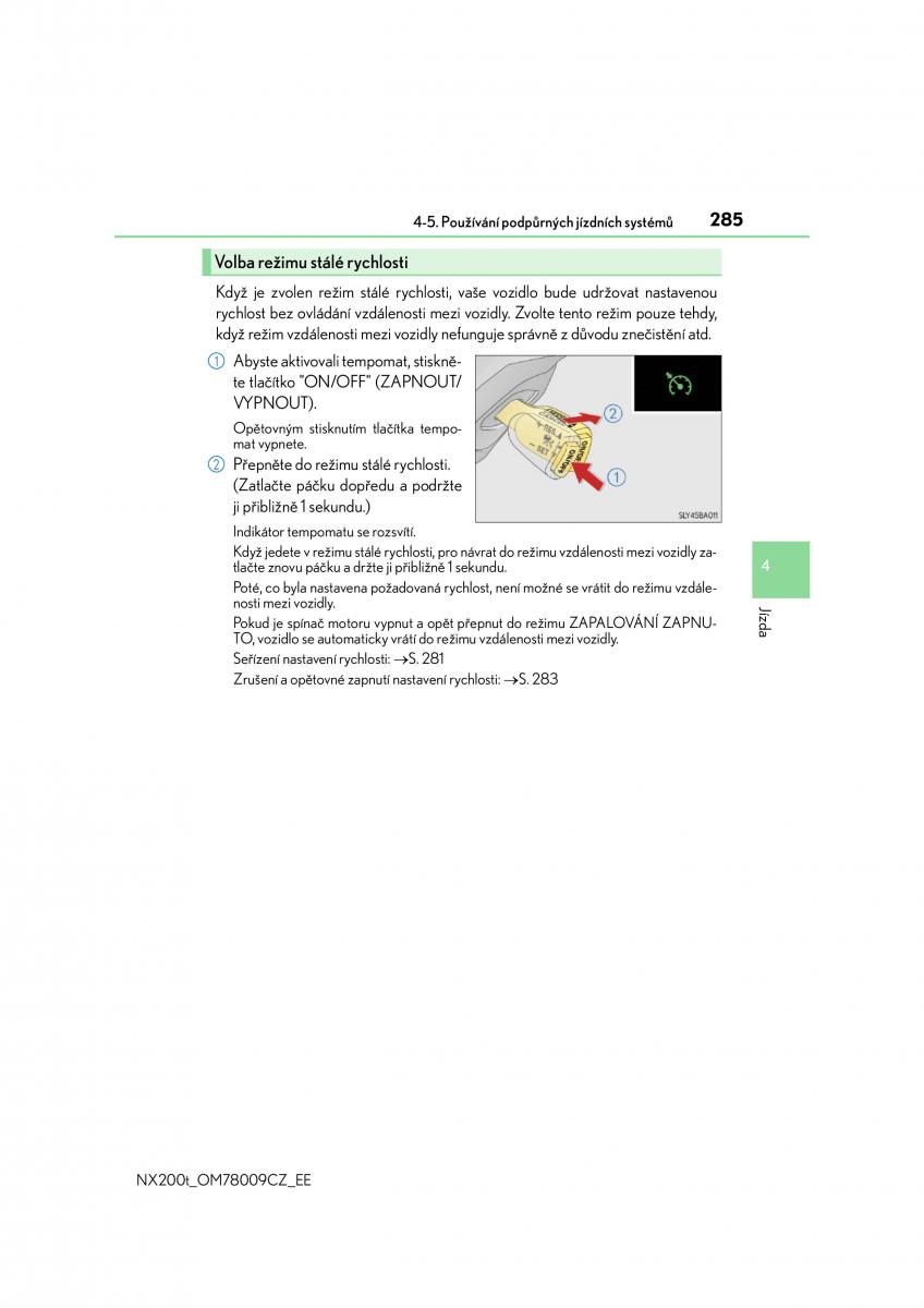 Lexus NX navod k obsludze / page 285