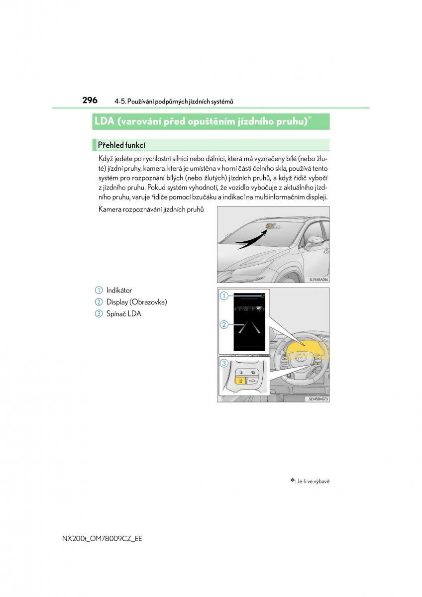 Lexus NX navod k obsludze / page 296