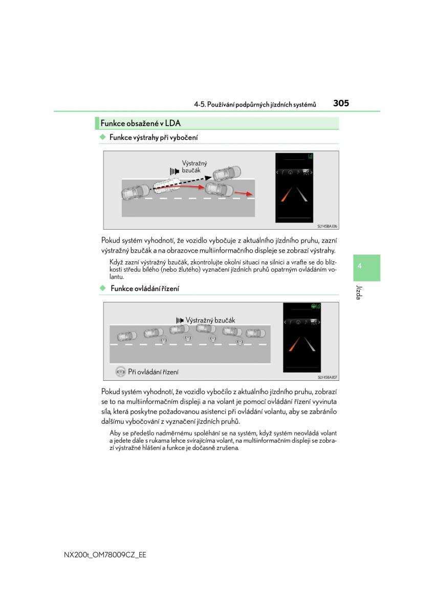 Lexus NX navod k obsludze / page 305