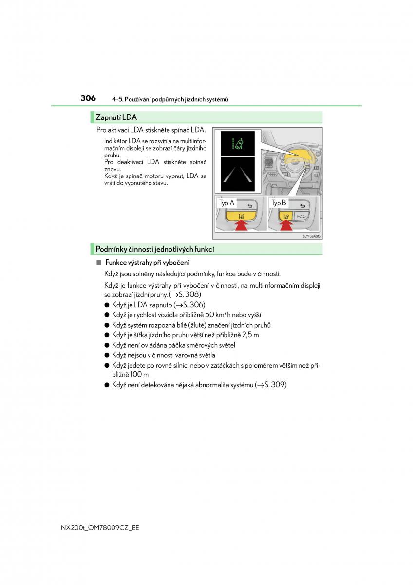 Lexus NX navod k obsludze / page 306