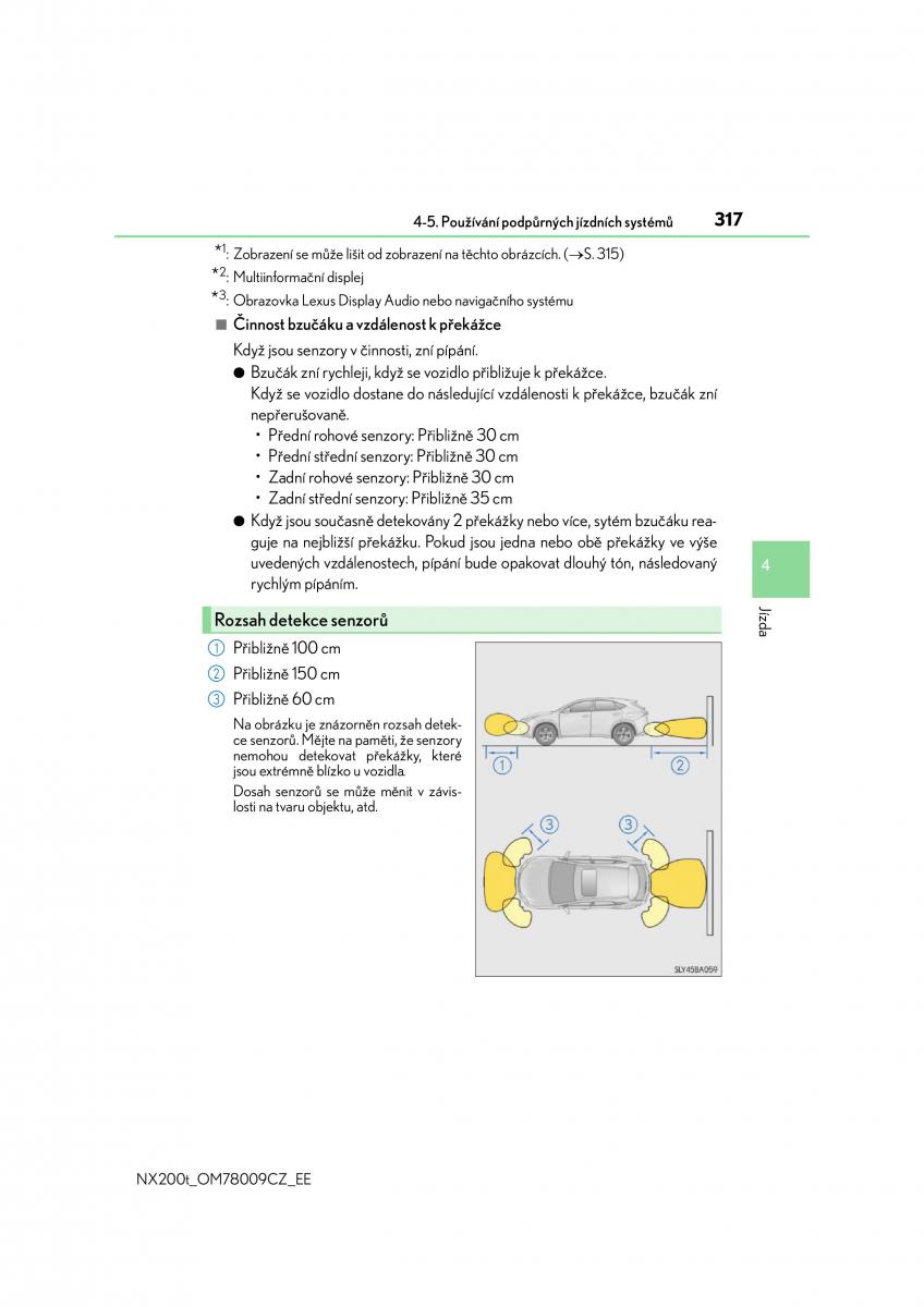 Lexus NX navod k obsludze / page 317