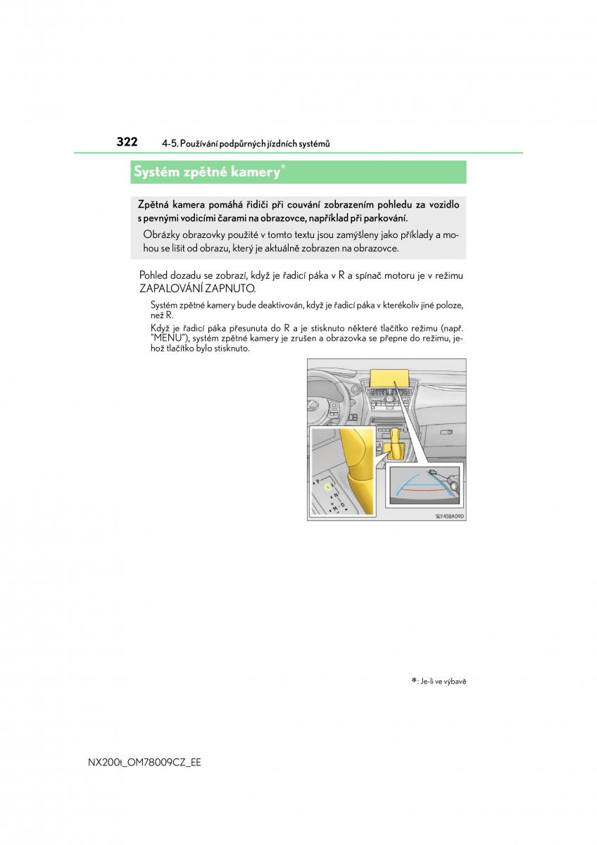 Lexus NX navod k obsludze / page 322