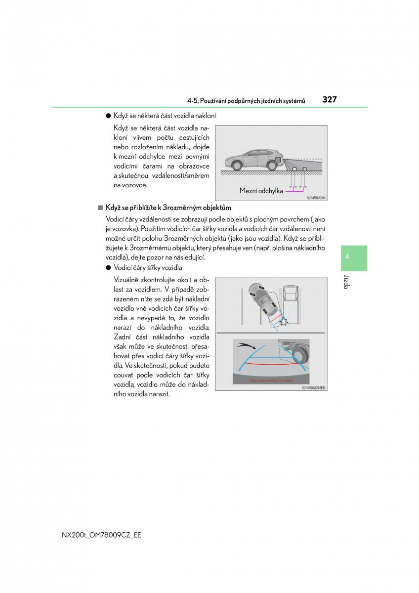 Lexus NX navod k obsludze / page 327