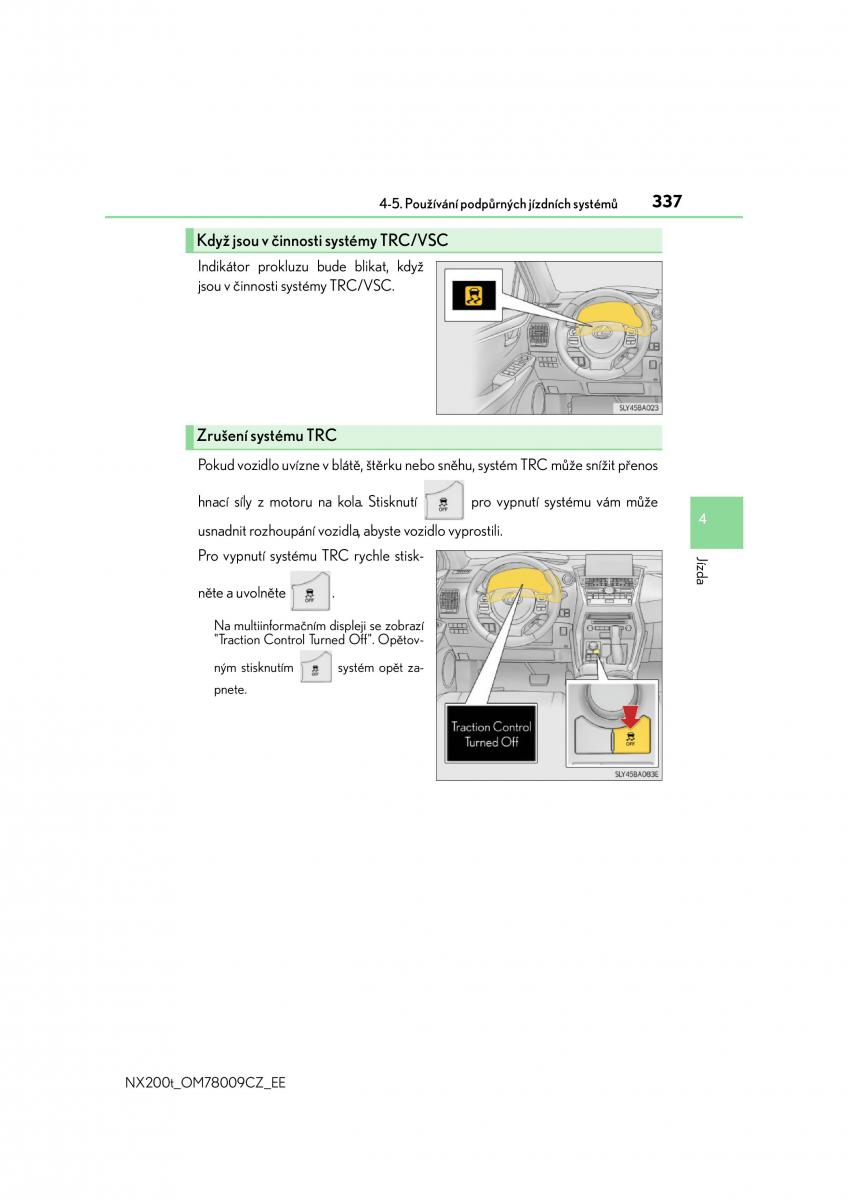 Lexus NX navod k obsludze / page 337