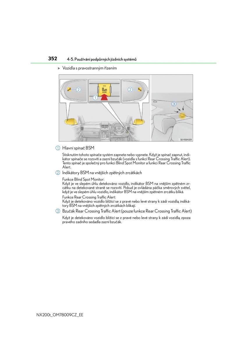 Lexus NX navod k obsludze / page 352