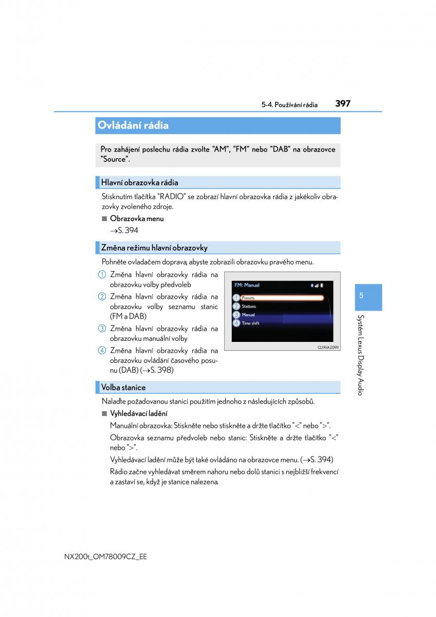 Lexus NX navod k obsludze / page 397