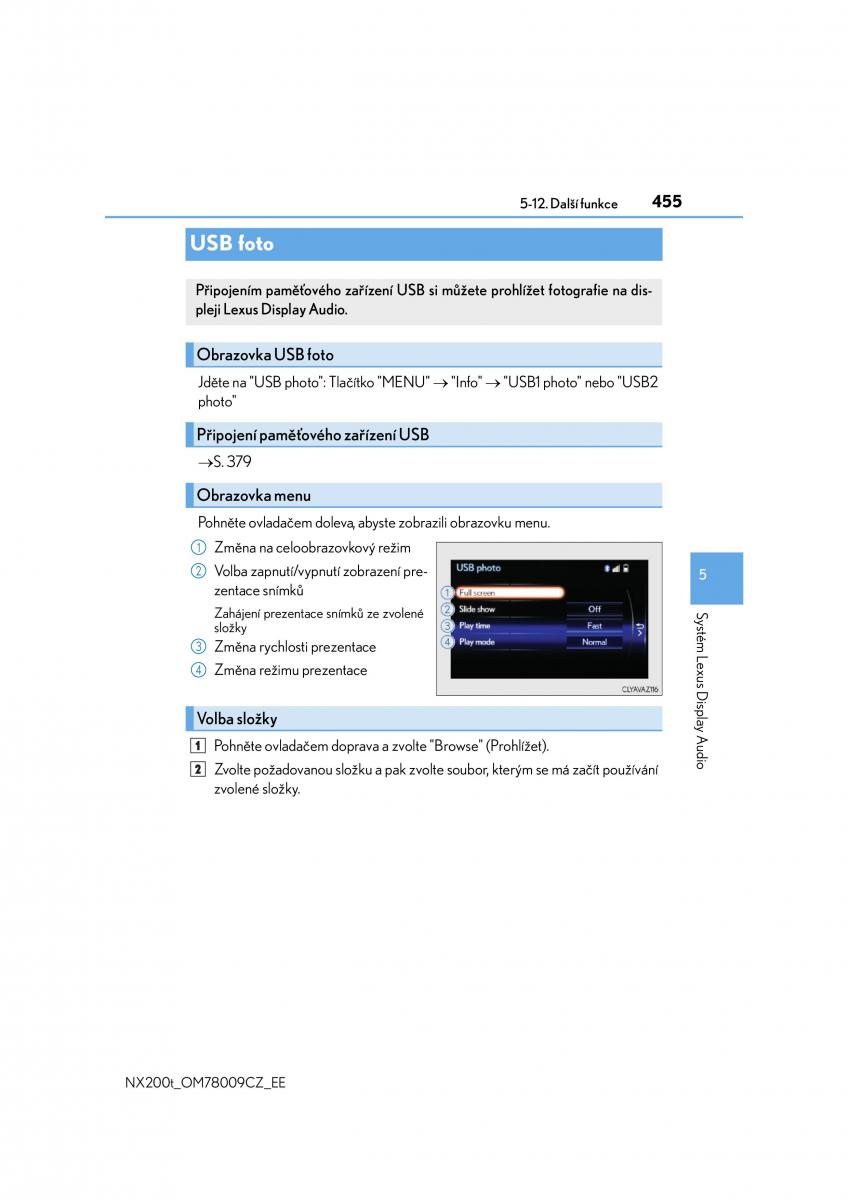 Lexus NX navod k obsludze / page 455