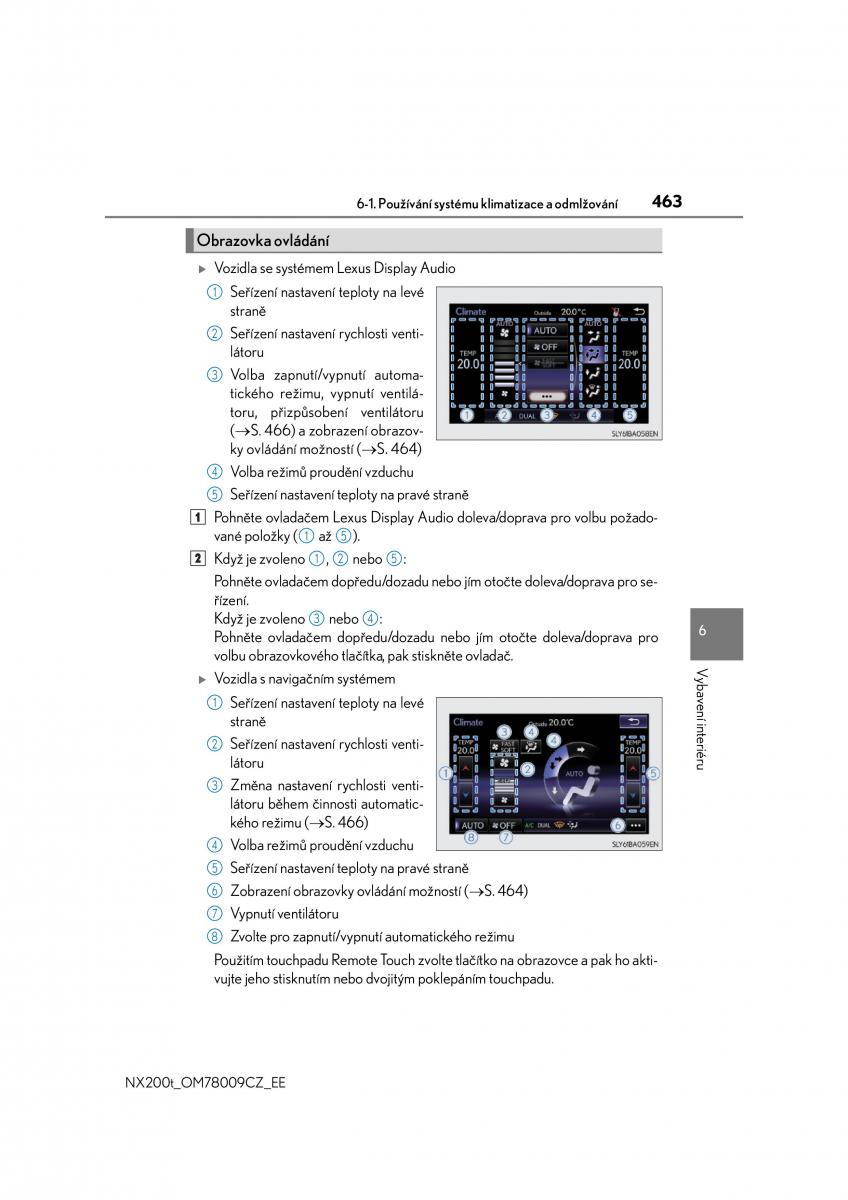 Lexus NX navod k obsludze / page 463