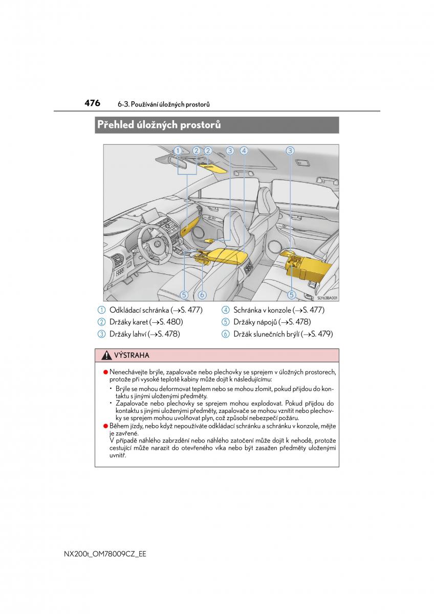 Lexus NX navod k obsludze / page 476