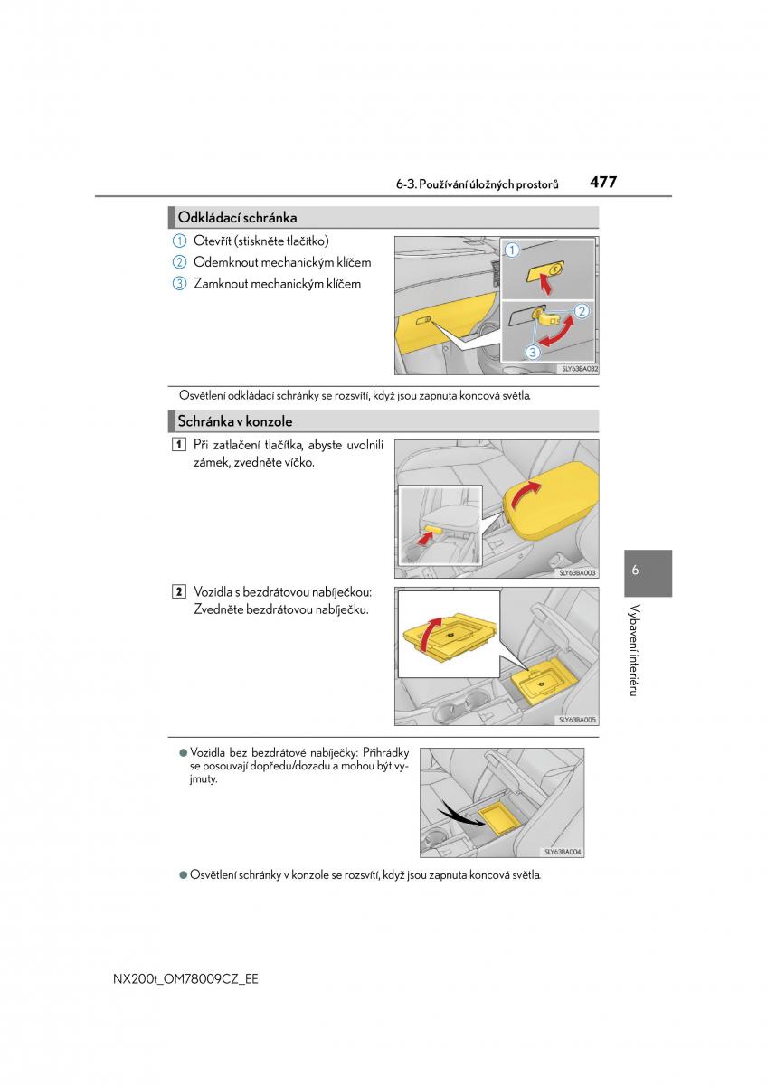 Lexus NX navod k obsludze / page 477