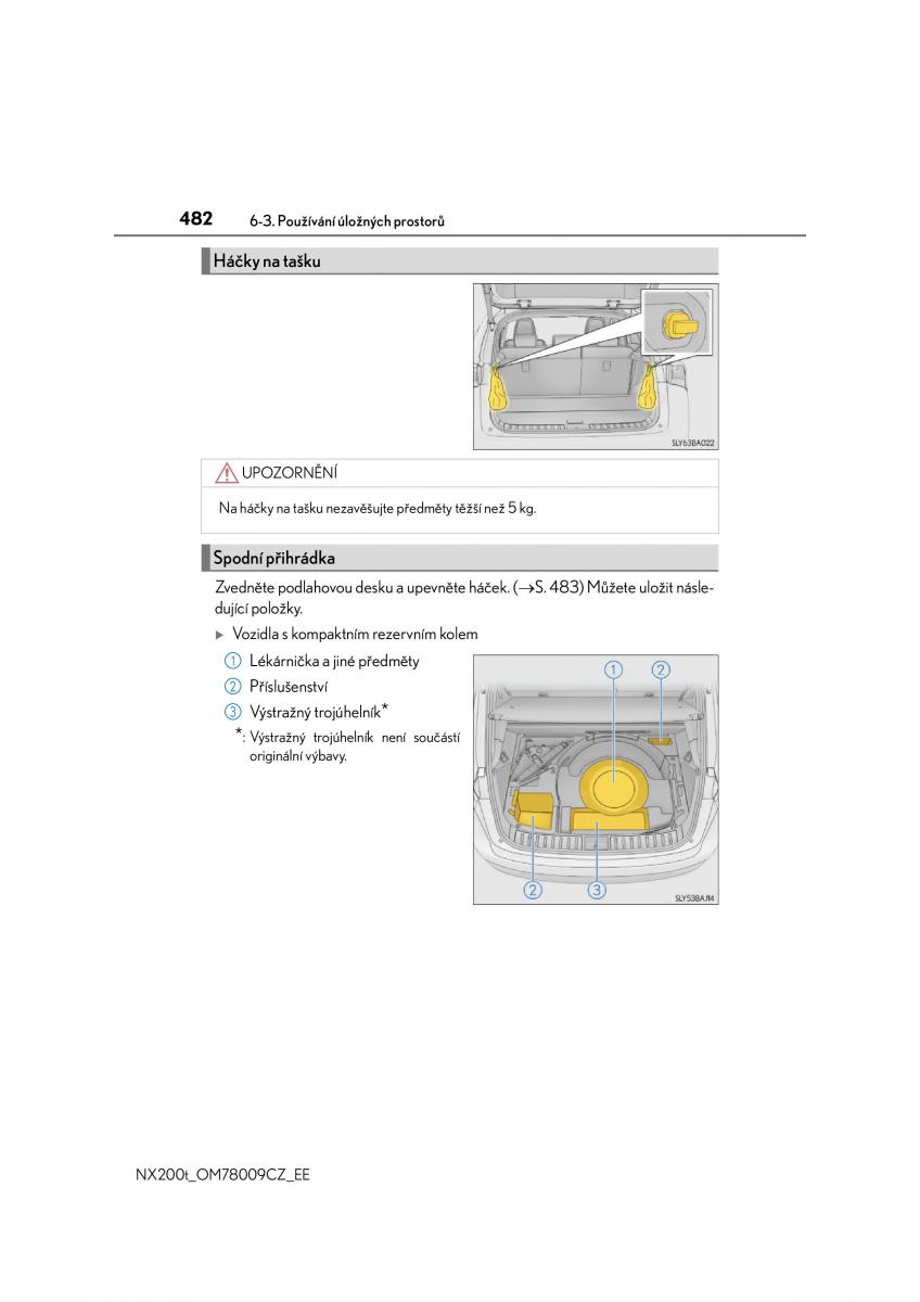 Lexus NX navod k obsludze / page 482