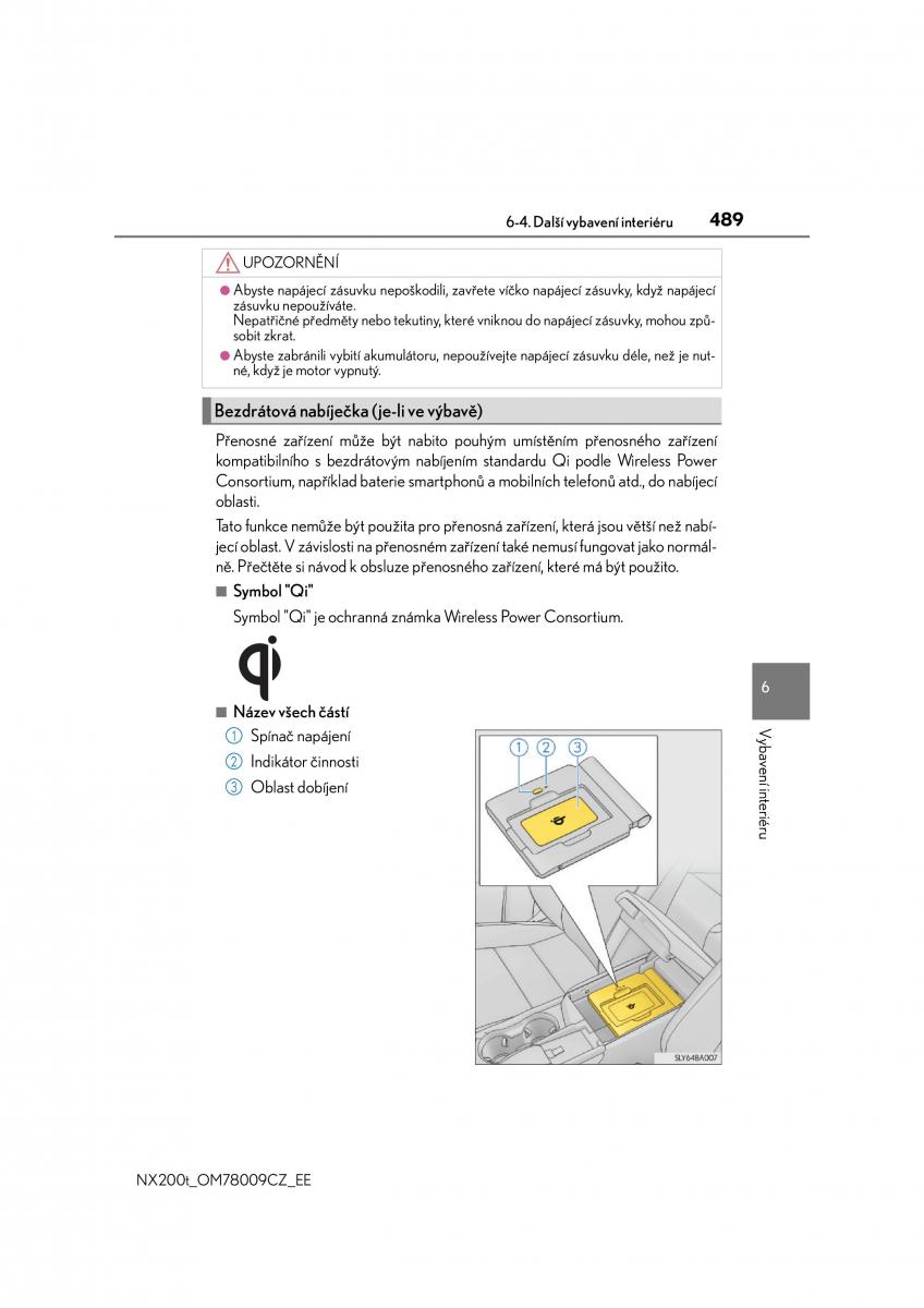 Lexus NX navod k obsludze / page 489