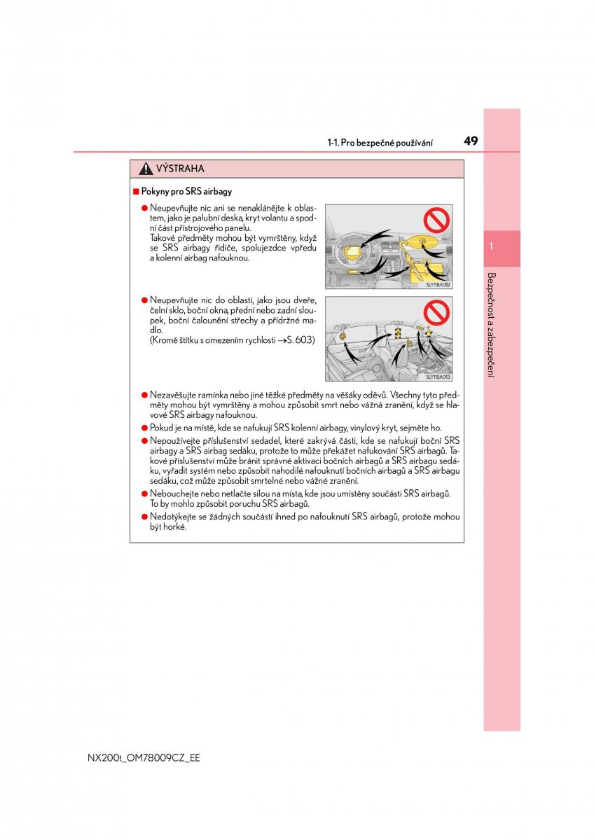 Lexus NX navod k obsludze / page 49