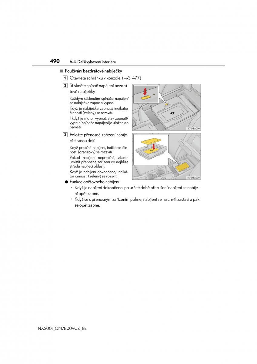 Lexus NX navod k obsludze / page 490