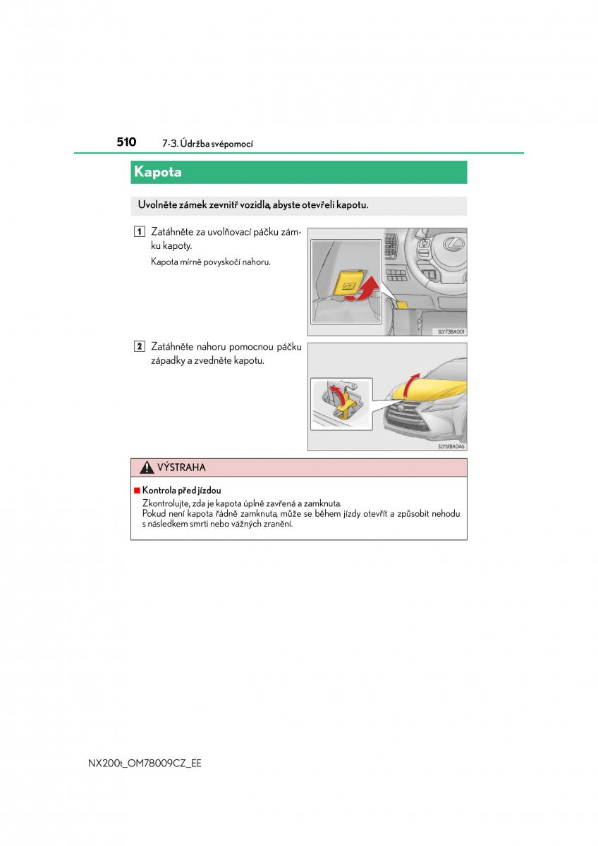 Lexus NX navod k obsludze / page 510