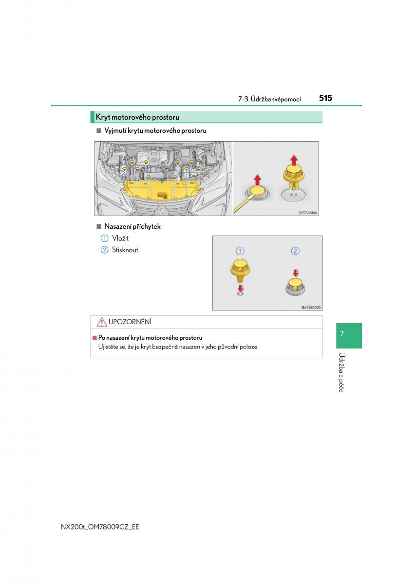 Lexus NX navod k obsludze / page 515