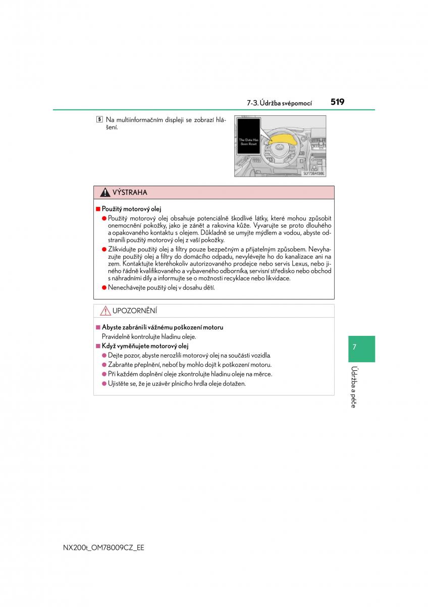 Lexus NX navod k obsludze / page 519