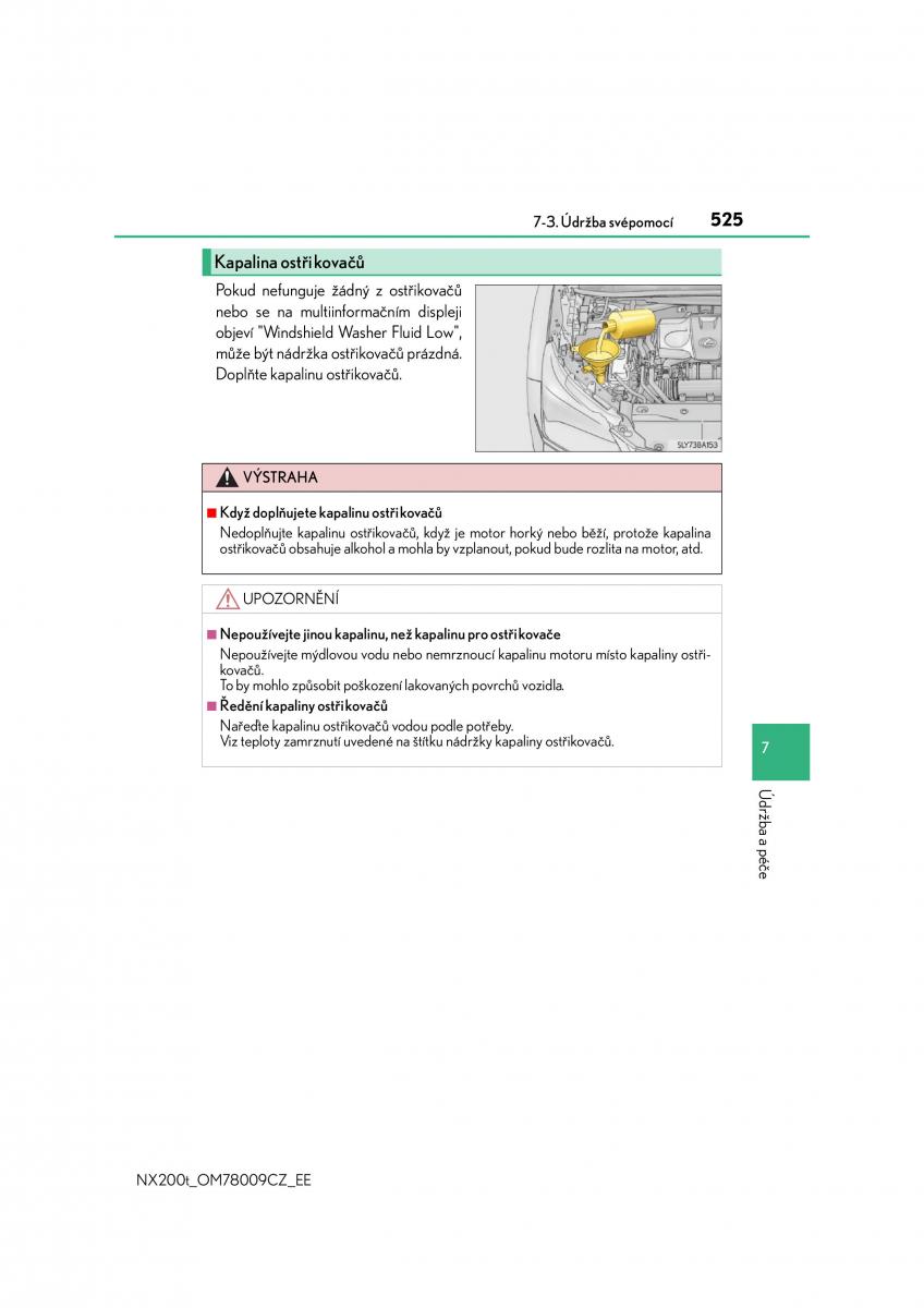 Lexus NX navod k obsludze / page 525