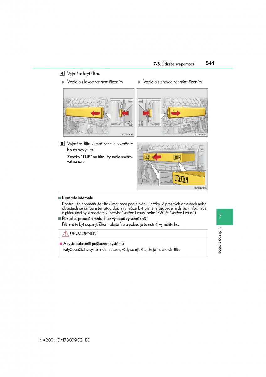 Lexus NX navod k obsludze / page 541