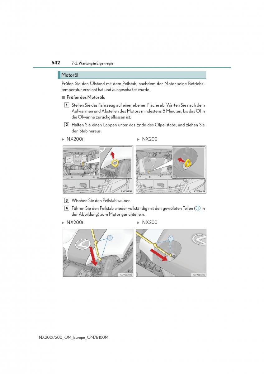 Lexus NX Handbuch / page 542