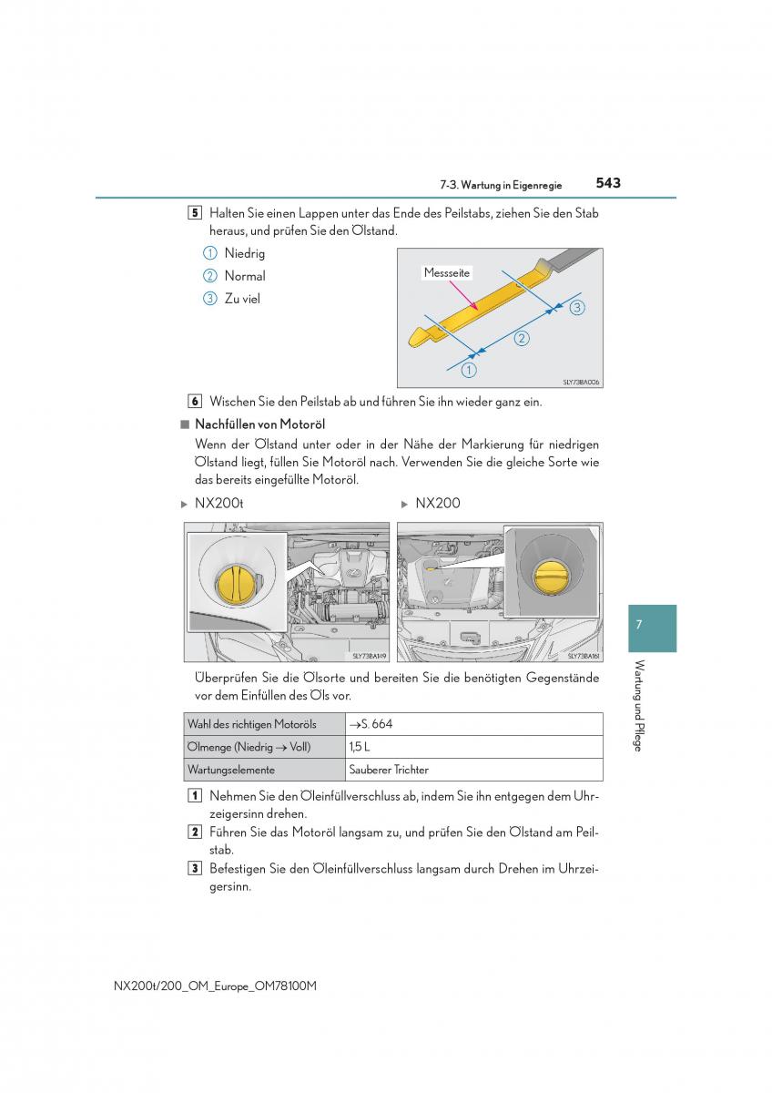 Lexus NX Handbuch / page 543