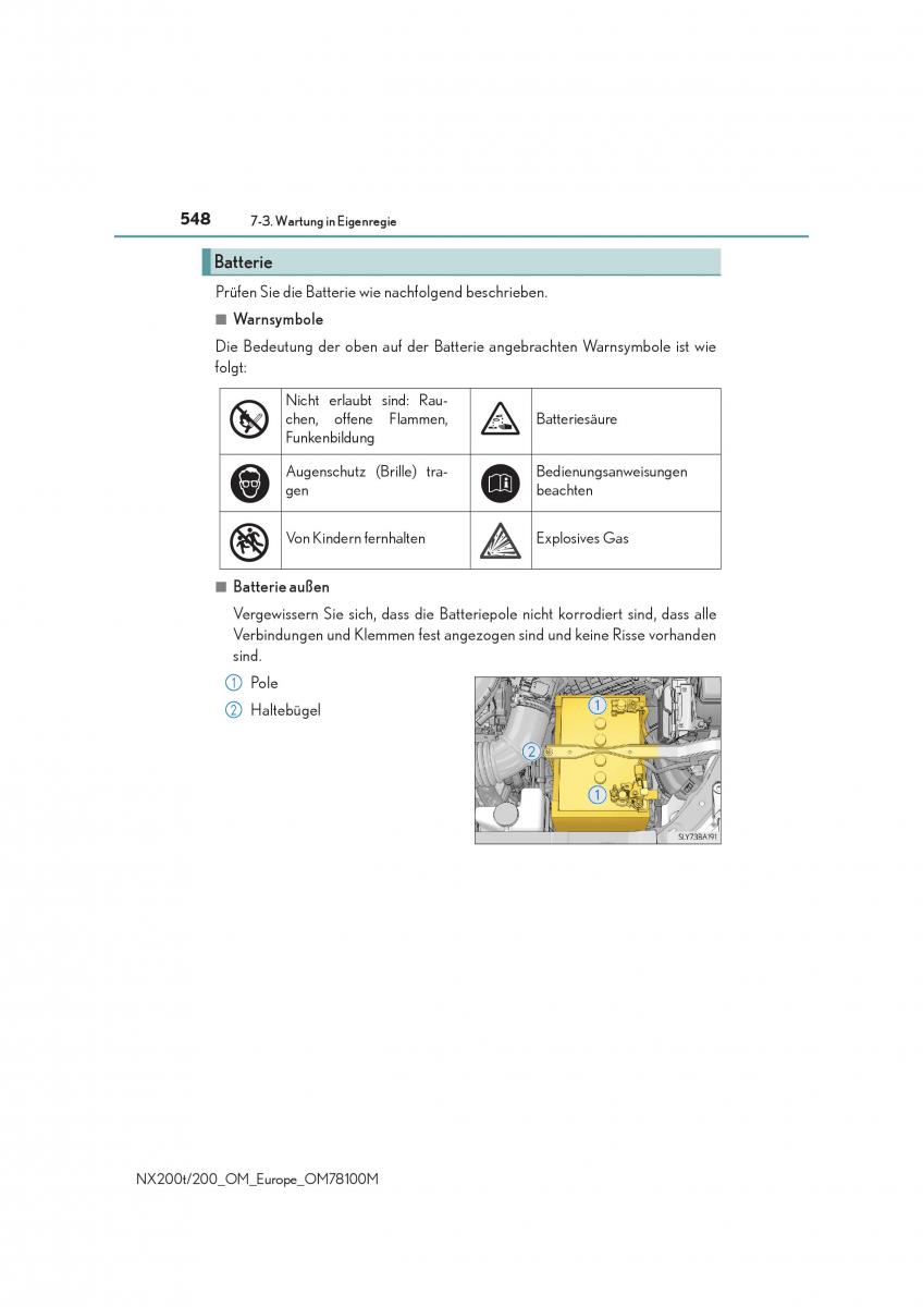 Lexus NX Handbuch / page 548