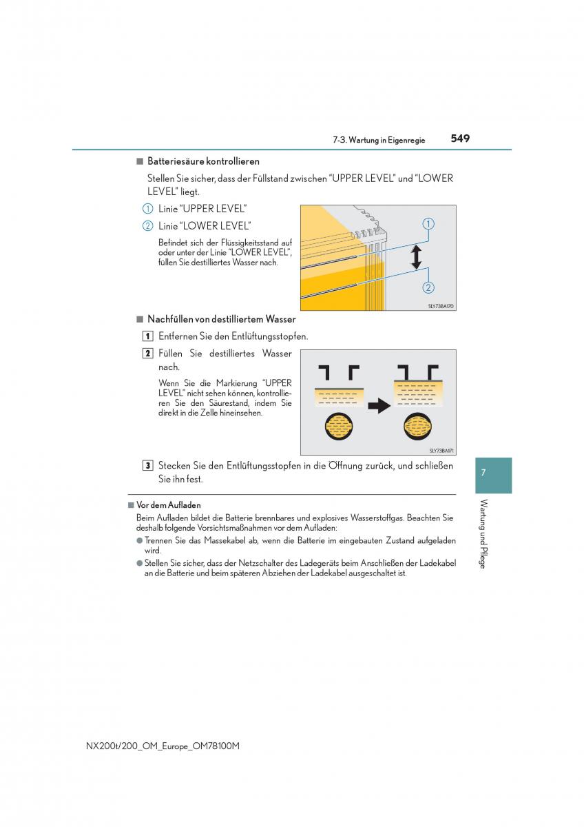 Lexus NX Handbuch / page 549