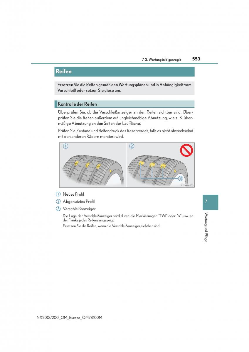 Lexus NX Handbuch / page 553