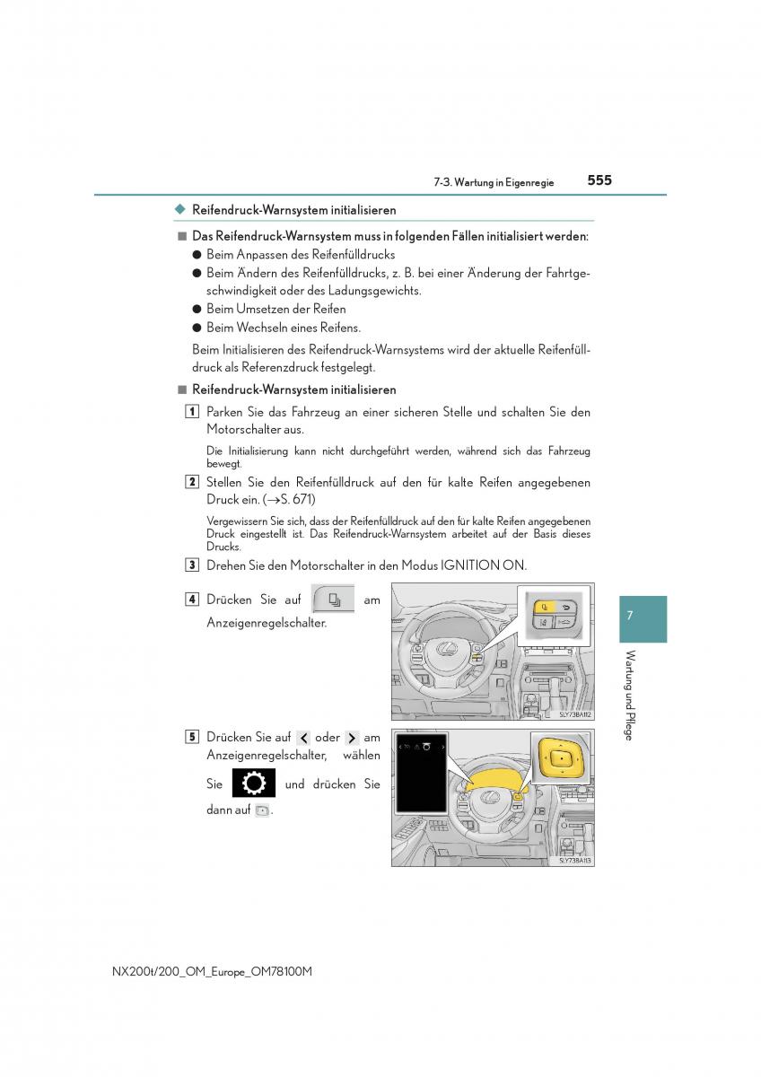 Lexus NX Handbuch / page 555