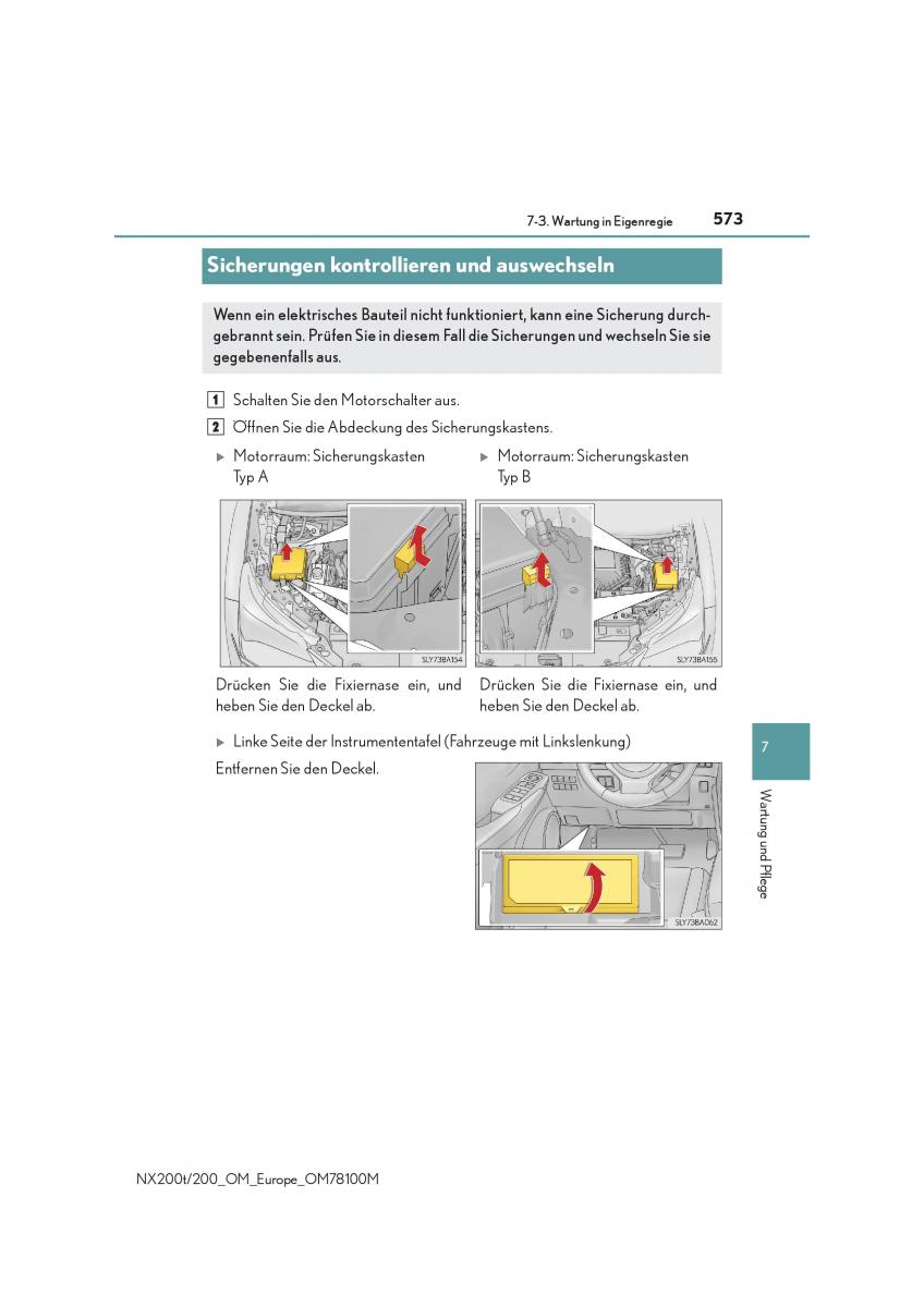 Lexus NX Handbuch / page 573