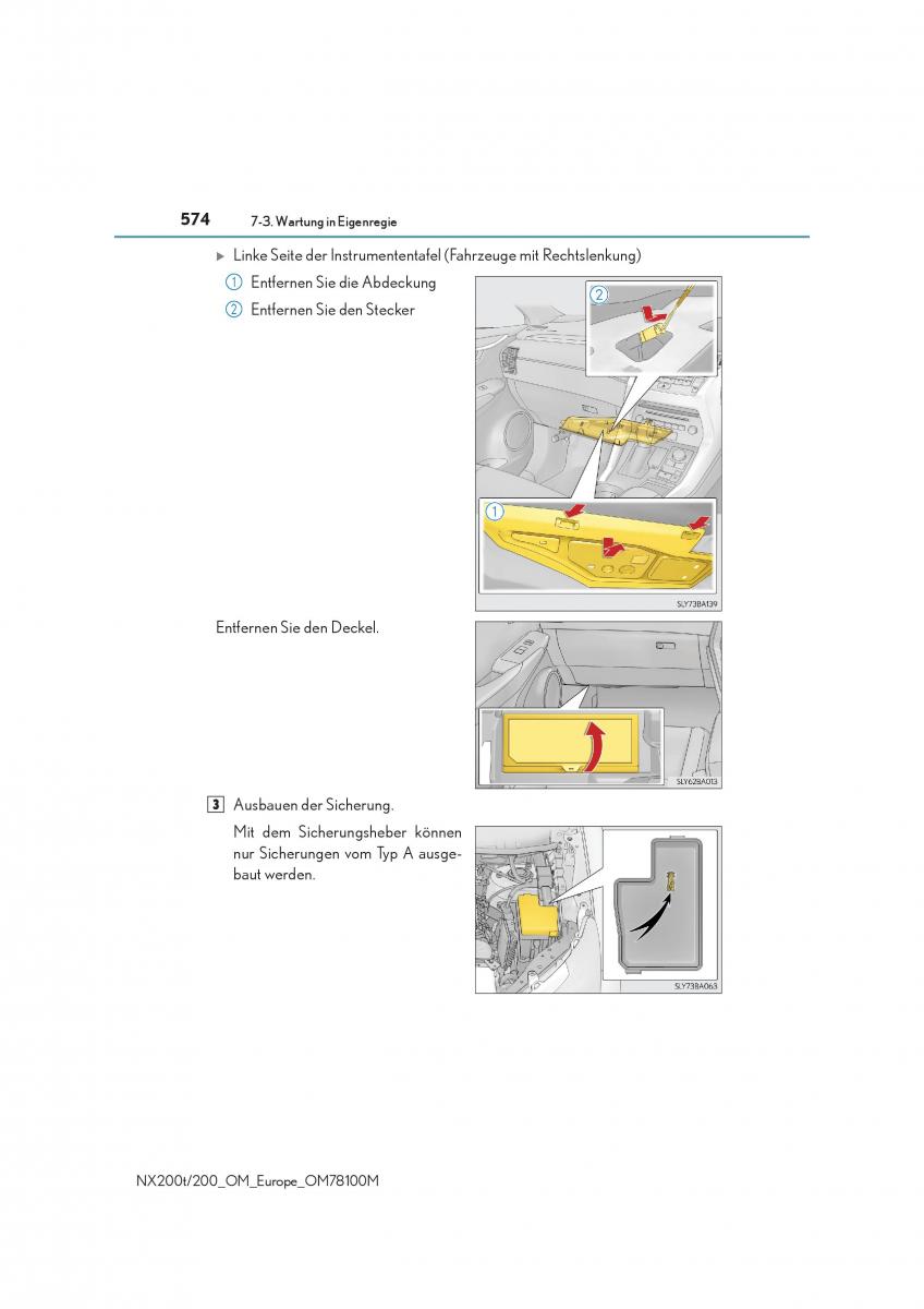 Lexus NX Handbuch / page 574