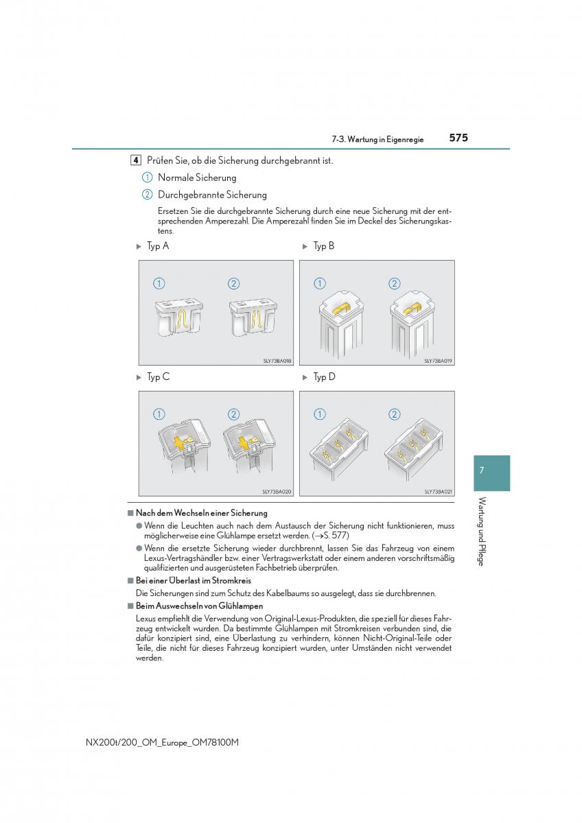 Lexus NX Handbuch / page 575