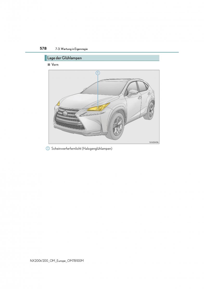 Lexus NX Handbuch / page 578