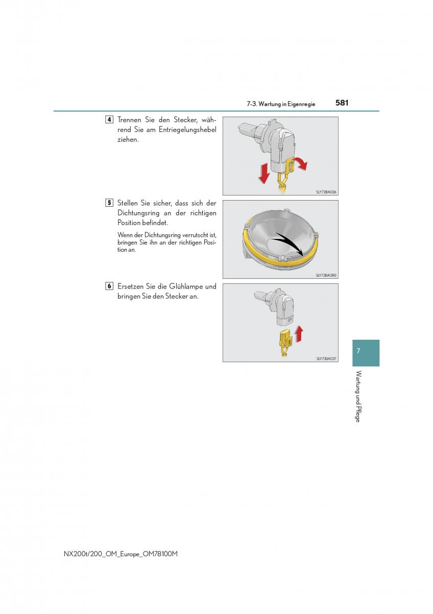 Lexus NX Handbuch / page 581