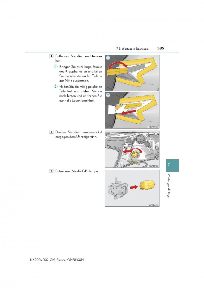 Lexus NX Handbuch / page 585