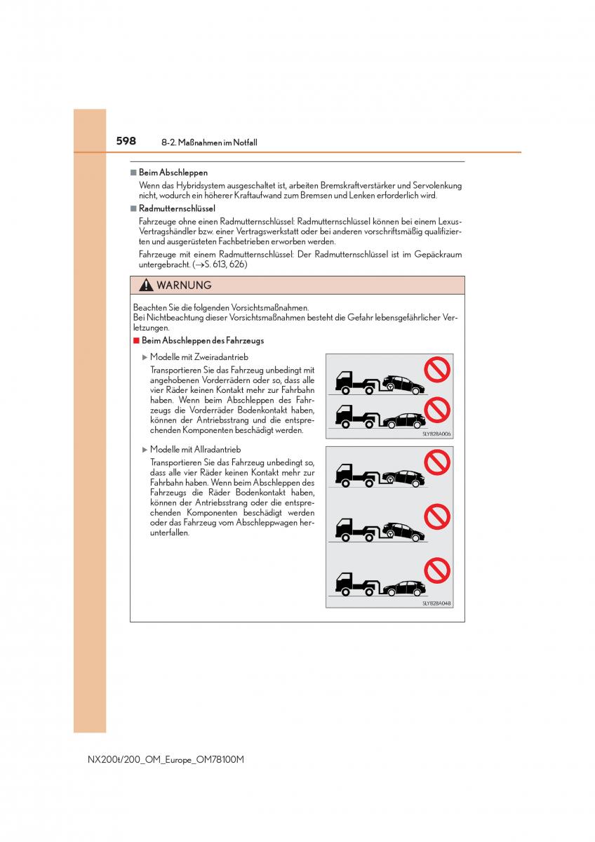 Lexus NX Handbuch / page 598