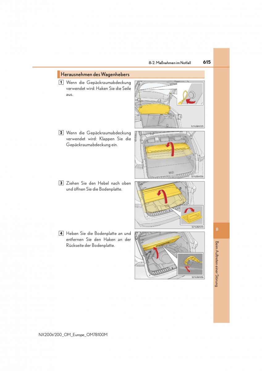 Lexus NX Handbuch / page 615