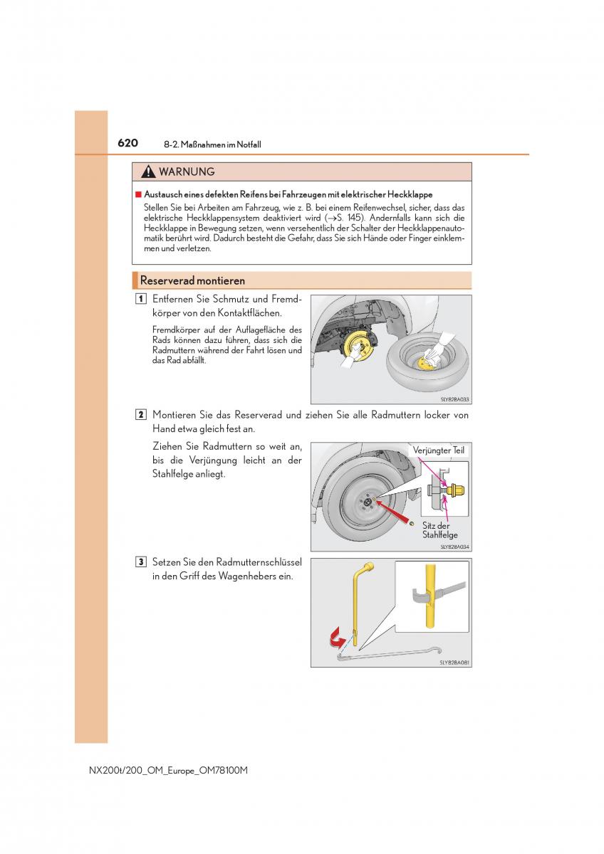 Lexus NX Handbuch / page 620