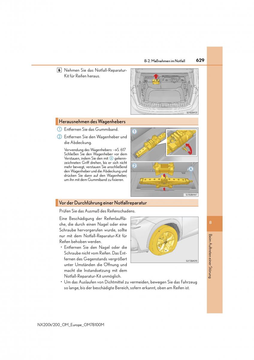 Lexus NX Handbuch / page 629