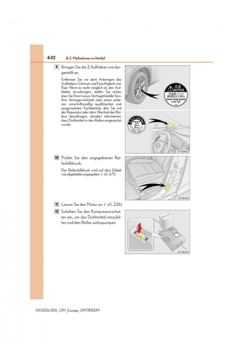 Lexus NX Handbuch / page 632