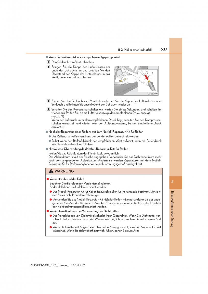 Lexus NX Handbuch / page 637