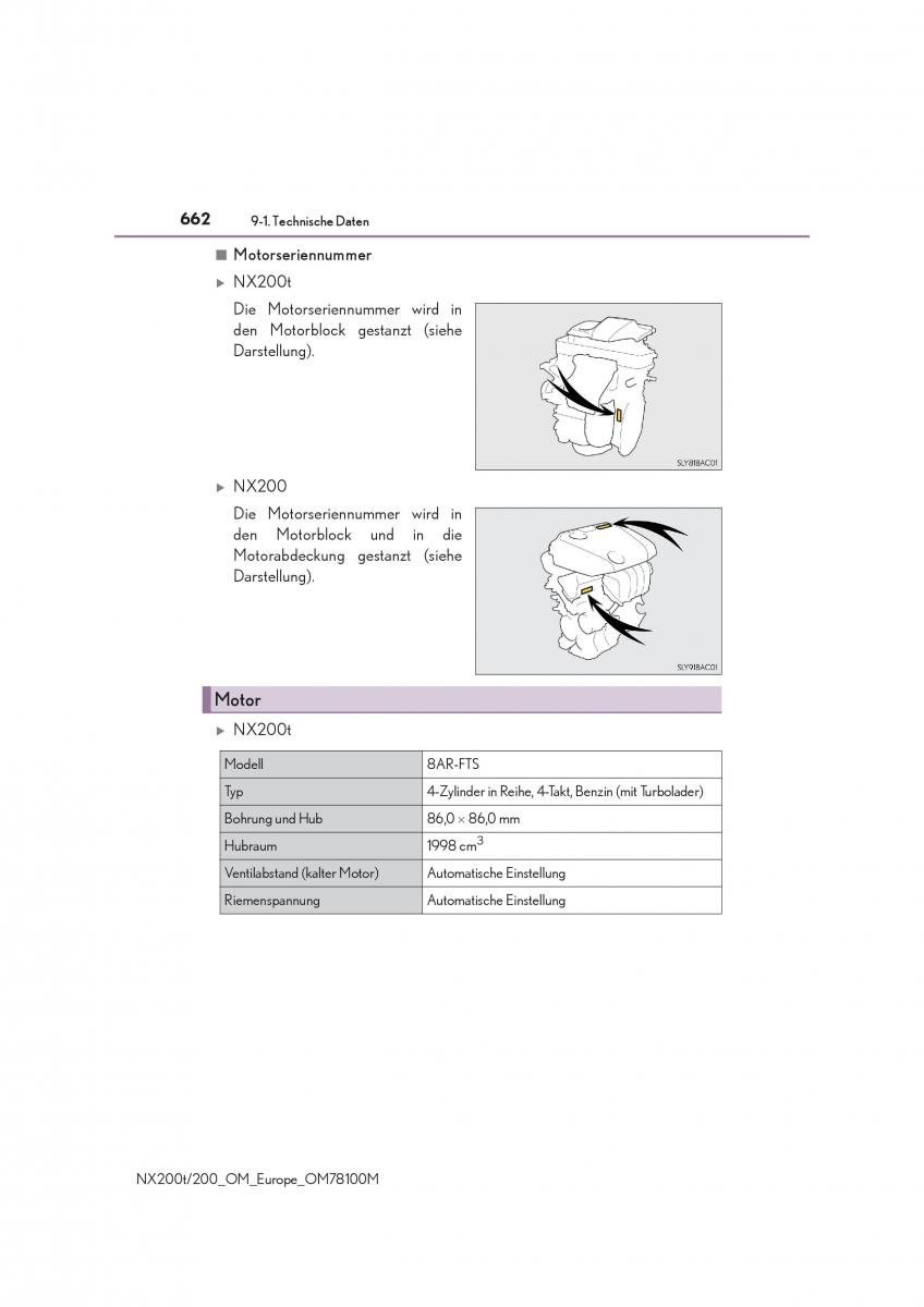 Lexus NX Handbuch / page 662