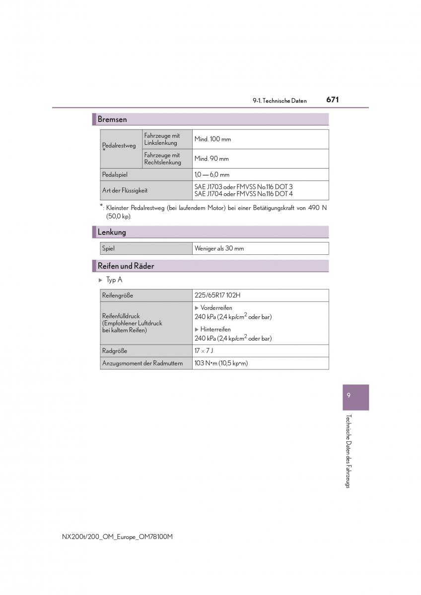 Lexus NX Handbuch / page 671